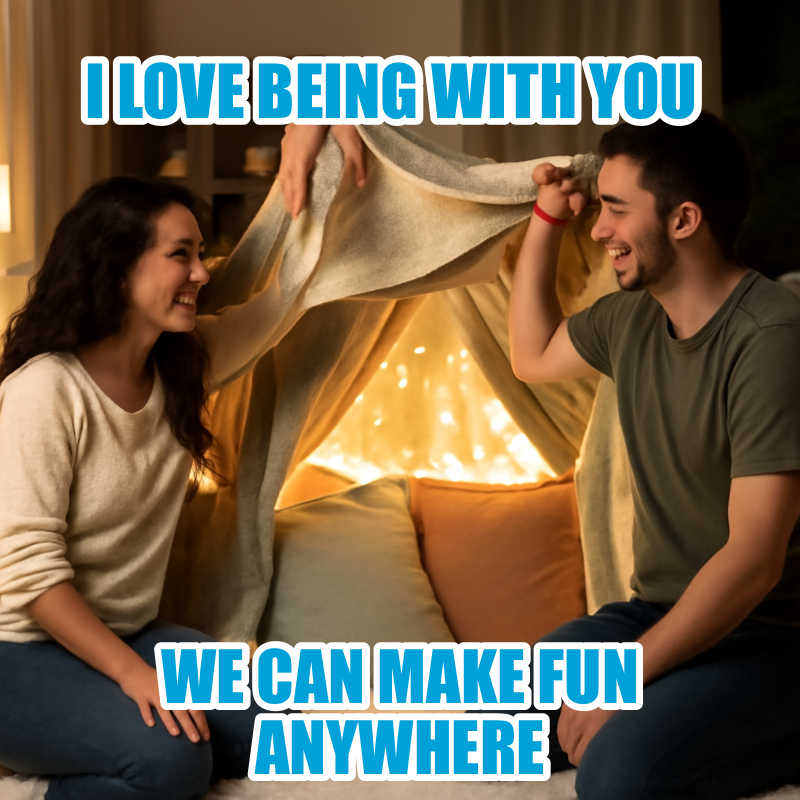 I Love Being With You / We Can Make Fun Anywhere meme