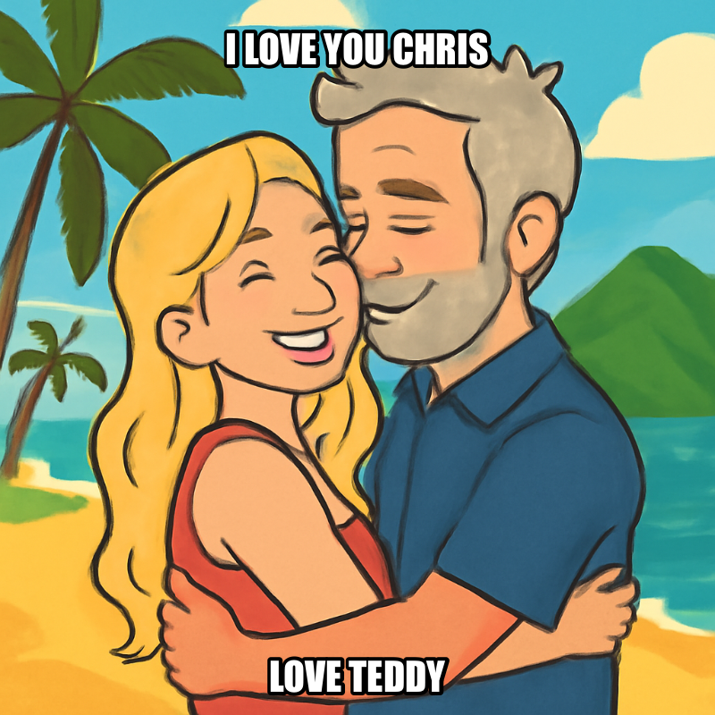 I Love You Chris / Love Teddy meme