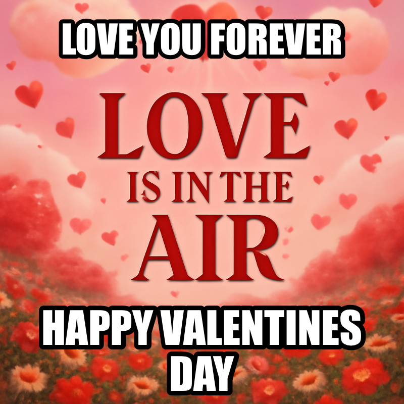 Love You Forever / Happy Valentines Day meme