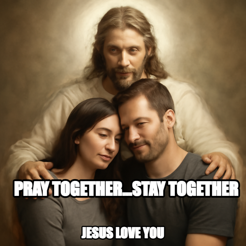 Pray Togetherstay Together meme
