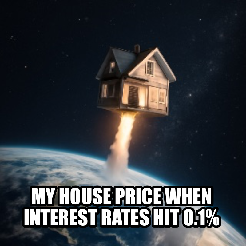 My House Price When Interest Rates Hit 01 meme
