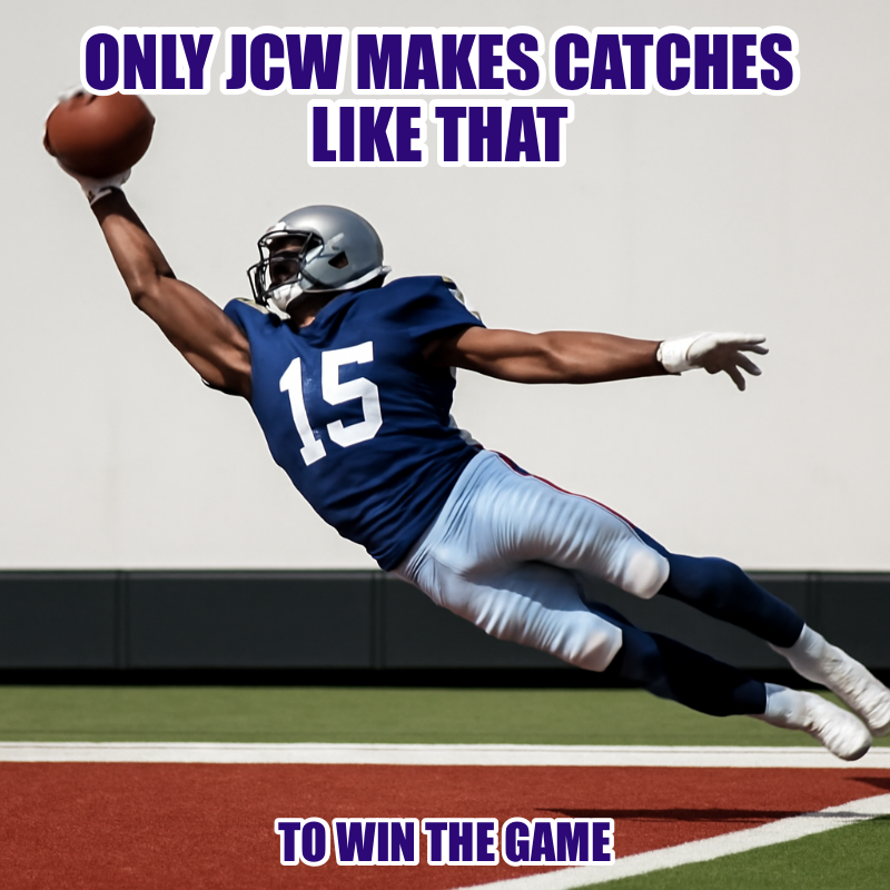 Only Jcw Makes Catches Like That meme