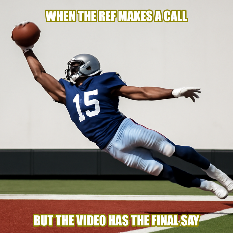 When The Ref Makes A Call meme