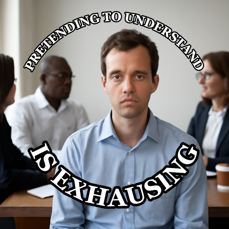 Pretending To Understand / Is Exhausing meme