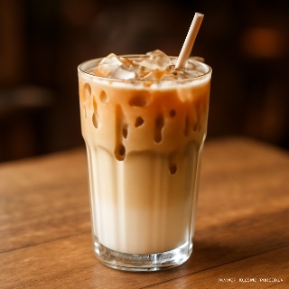 iced coffee with oat milk meme template