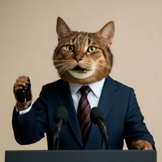 Pawsitive Leadership from CEO Whiskers meme template