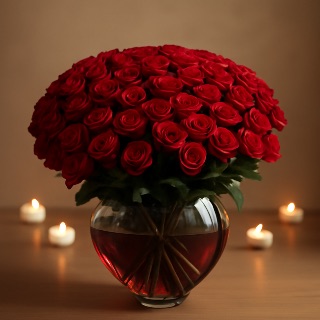 Love in Bloom with Roses meme template