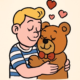 Love is in the Air with Chris and Teddy meme template