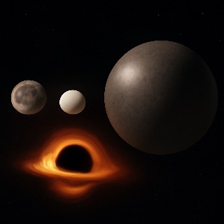 An image of the heaviest things in the world black hole with node.js as the hea… (Meme) — Photoreal style