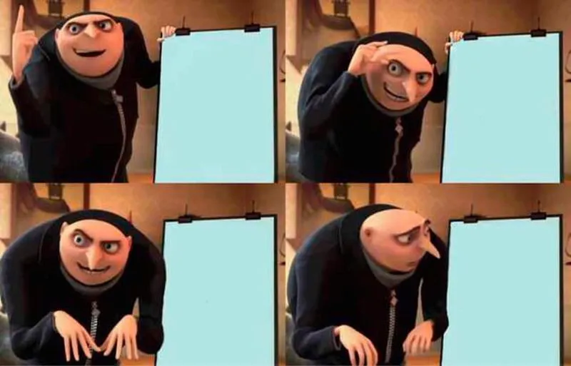 gru  plan meme template meme template