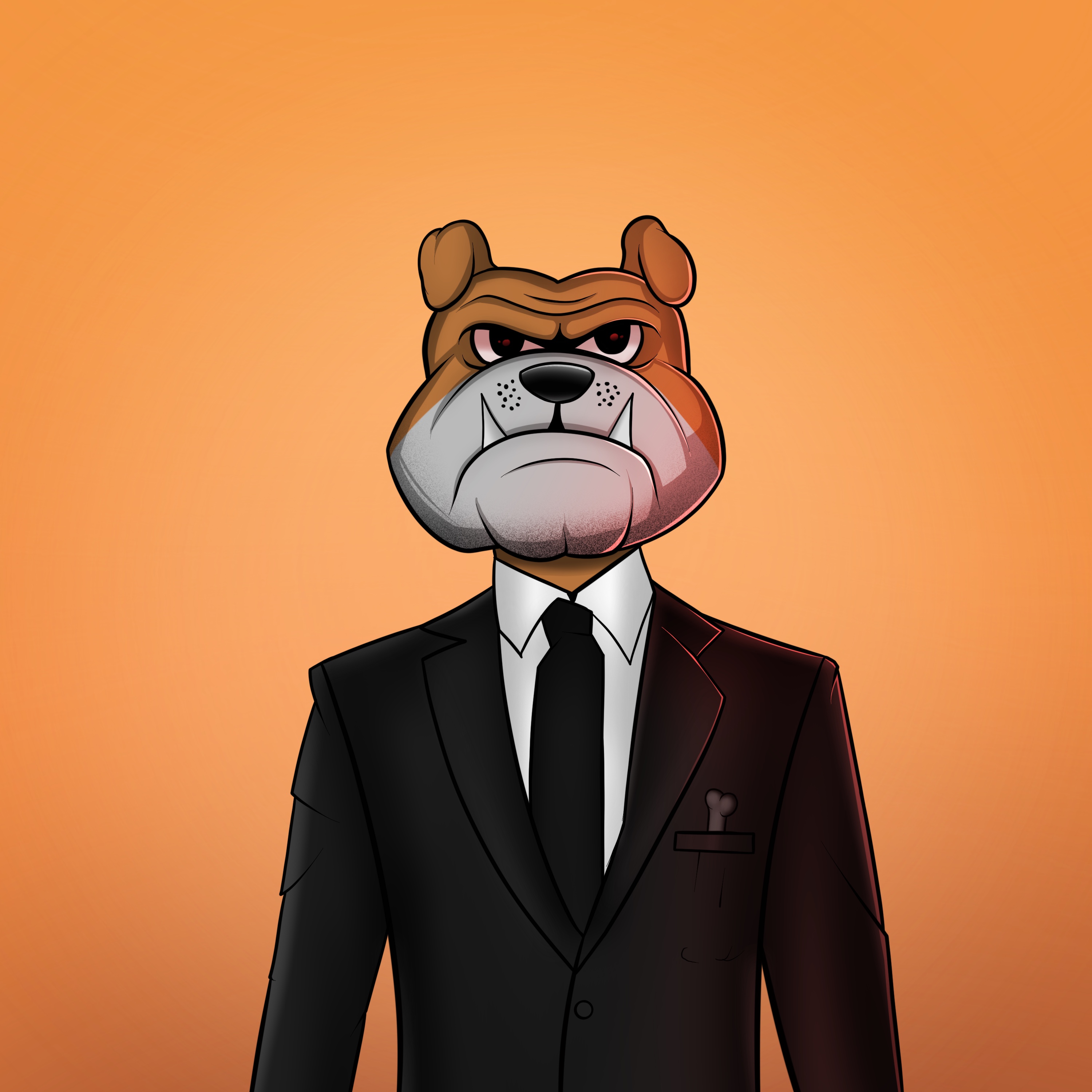 Nft Angry bulldog #01