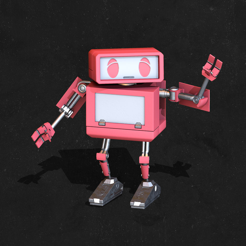 Nft Cute robot 04.18 Pink