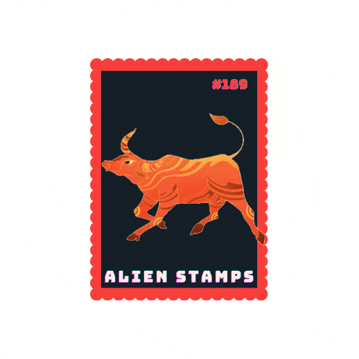Nft Alien Stamps Official #189