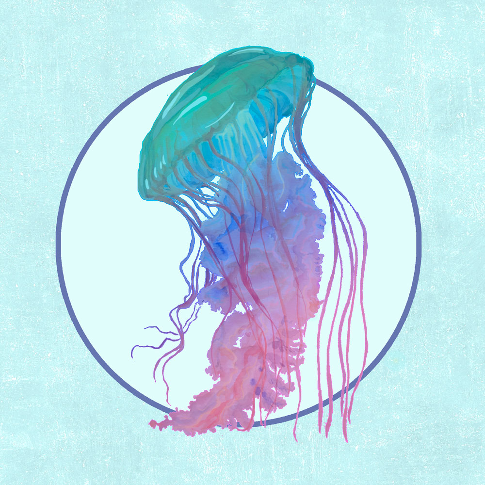Nft Rainbow jellyfish