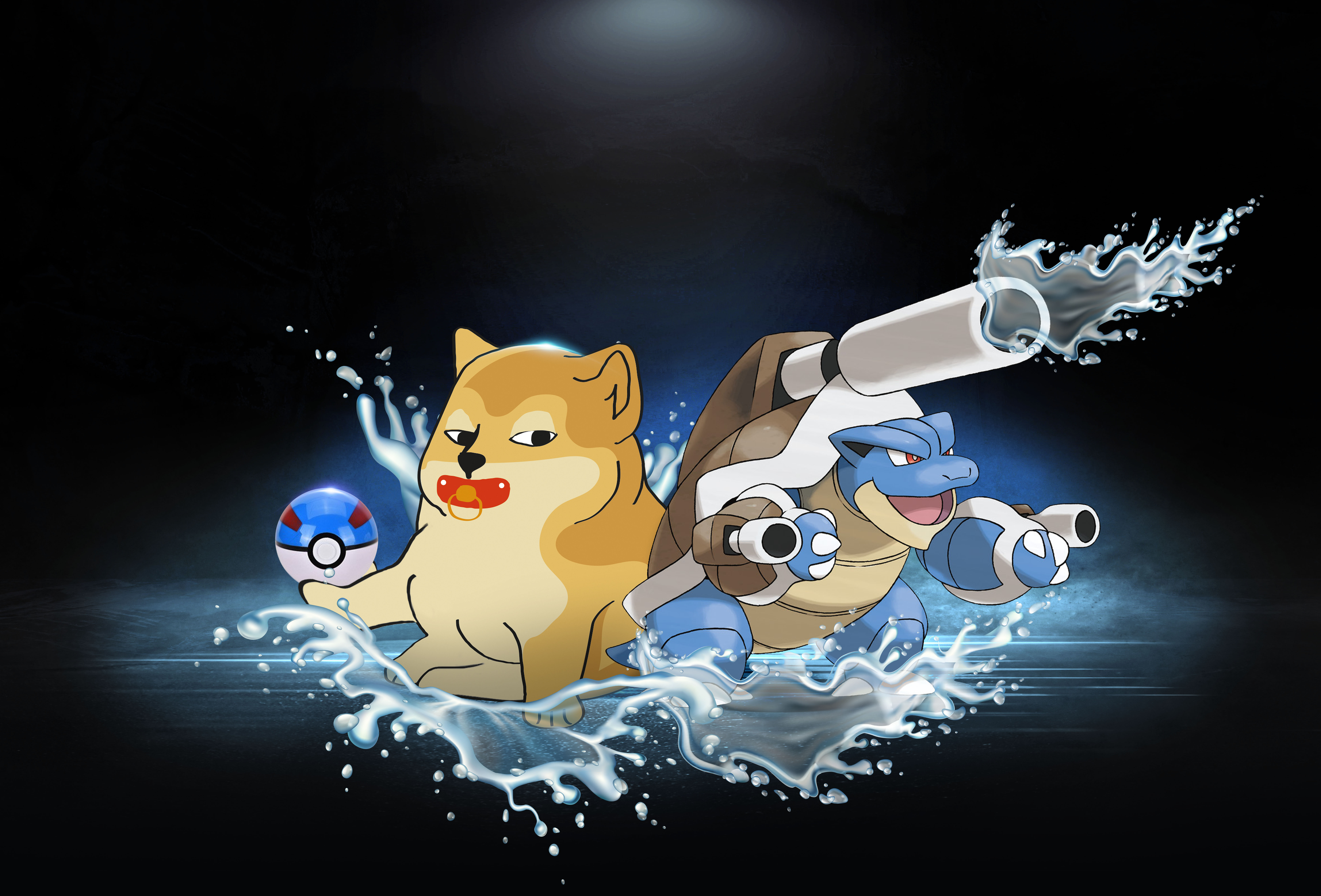 Nft Rare Water Gun Blastoise 