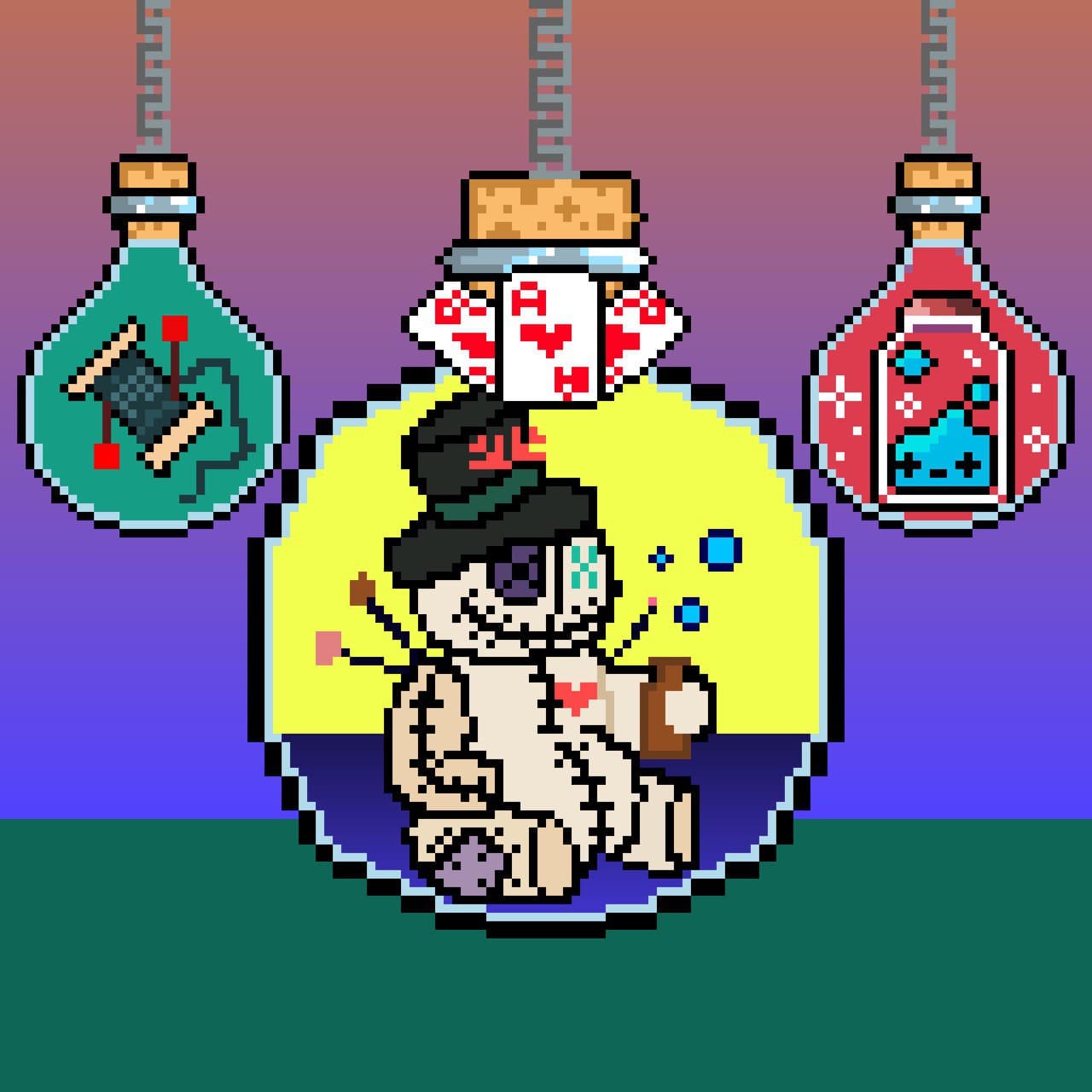 Nft Chained Bottles  #072