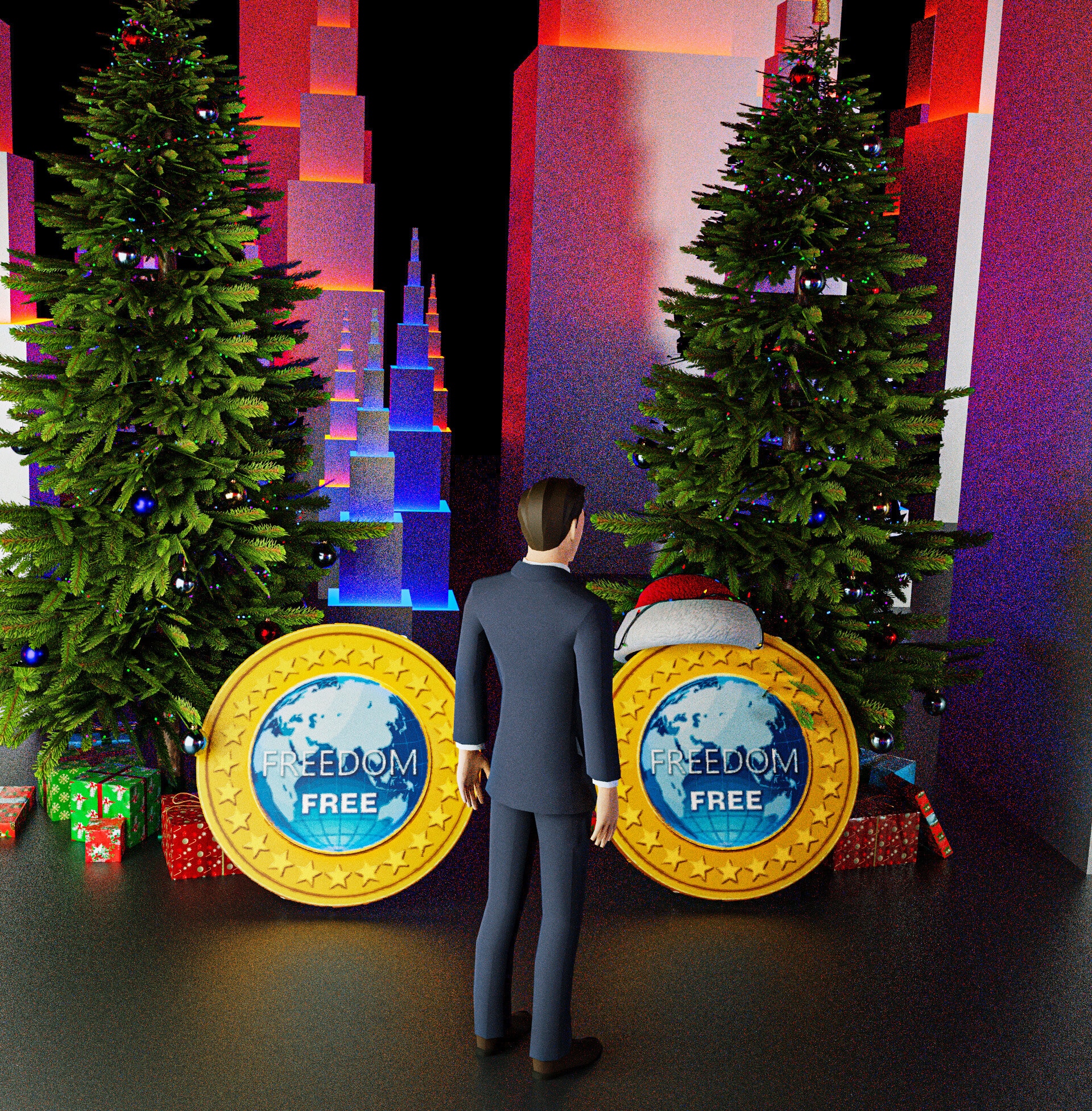 Nft Freedom wishes everyone H.Xmas