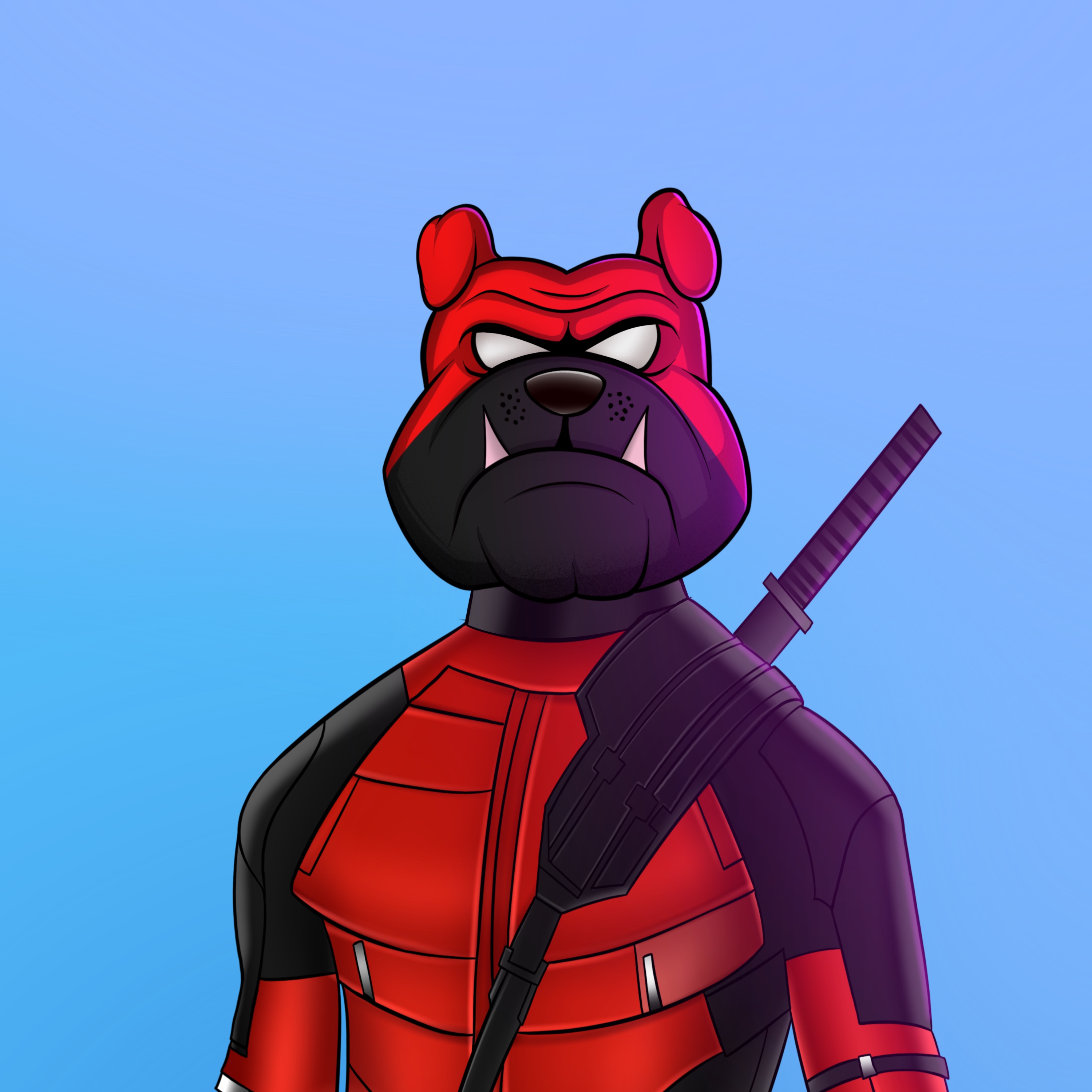 Nft Angry bulldog #02