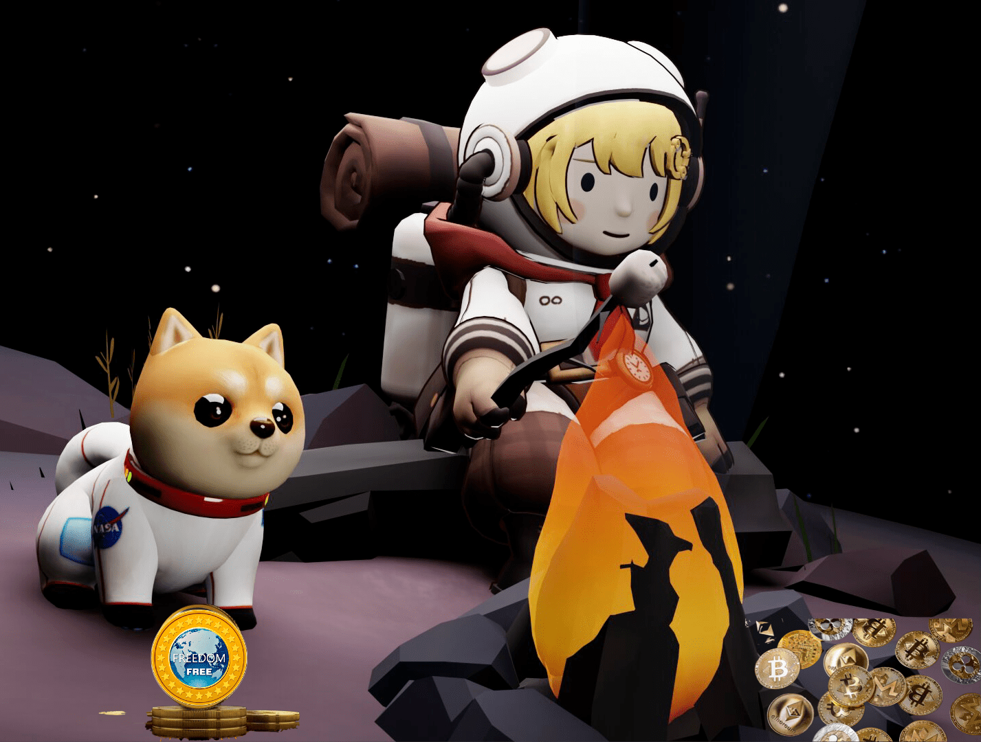 Nft FreeCoin In Space