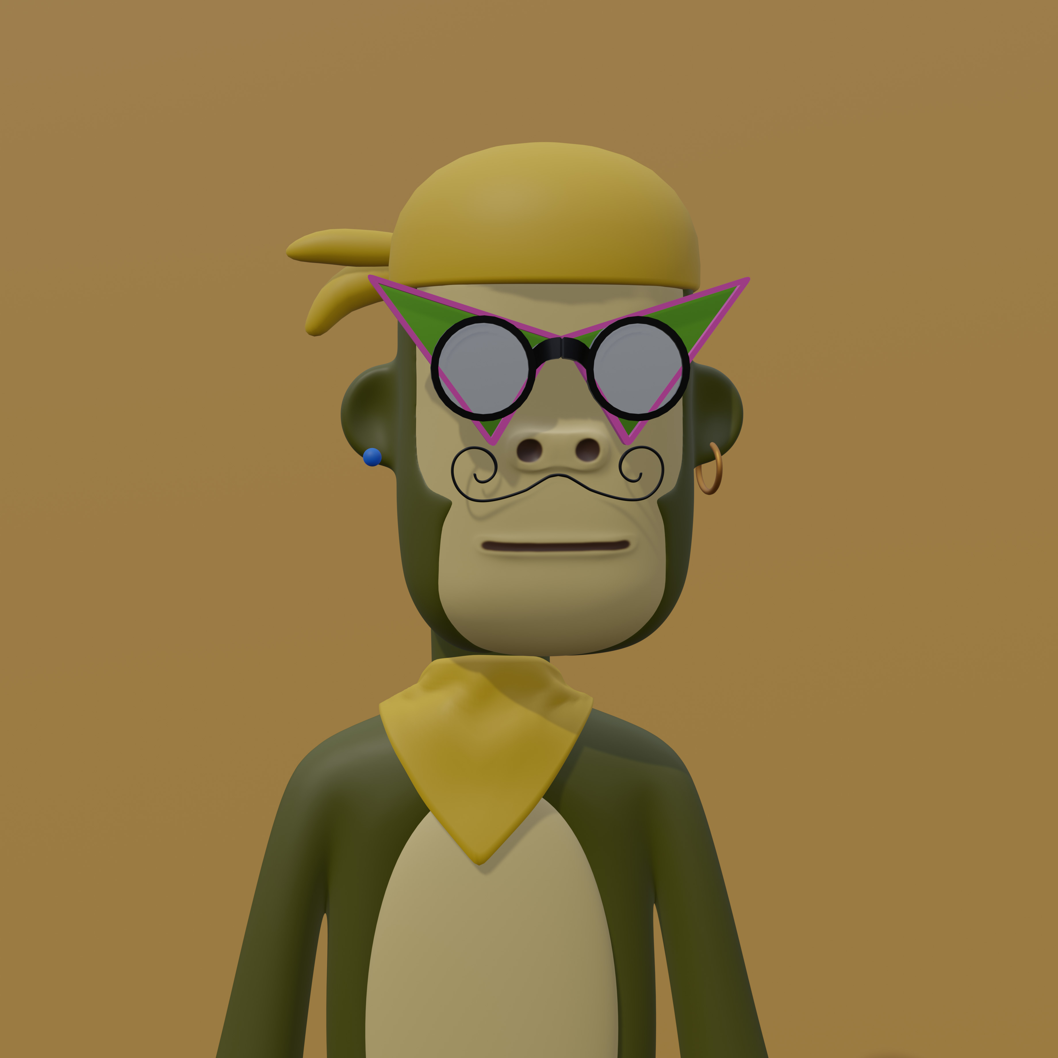 Nft 3D ApePunk #30
