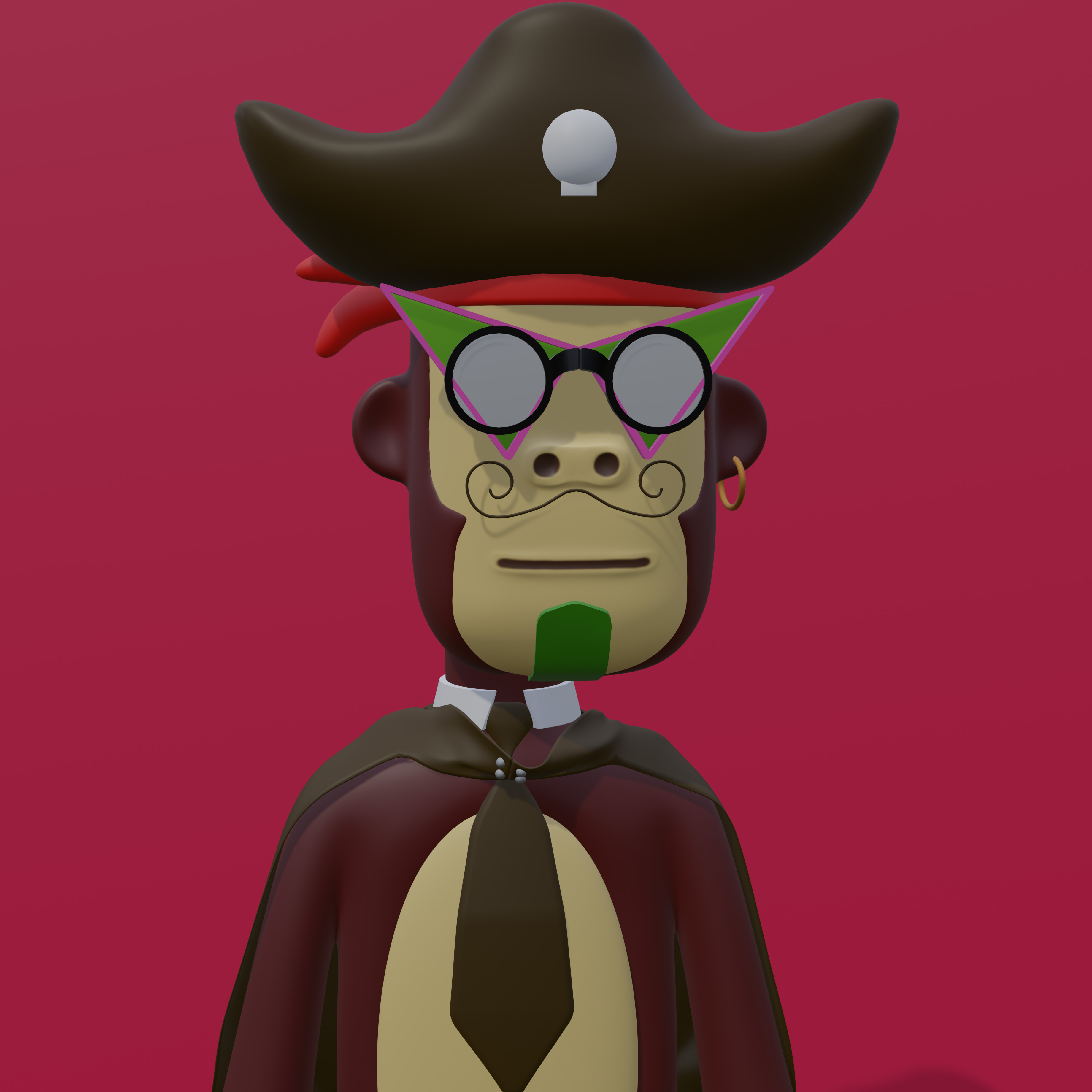 Nft 3D ApePunk #32