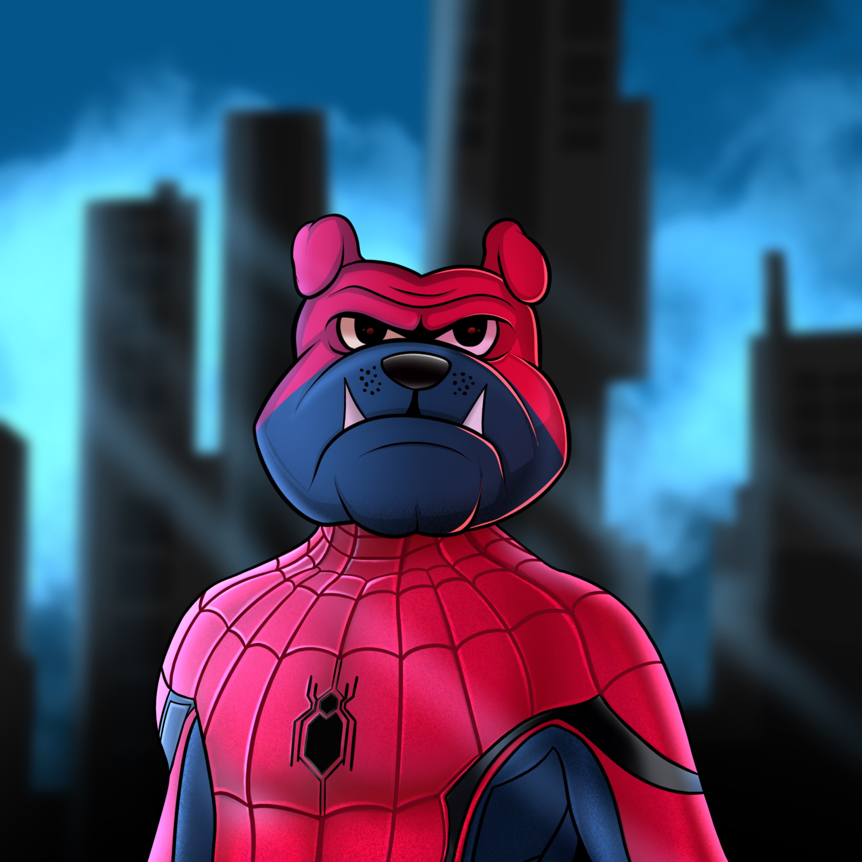 Nft Angry bulldog #06