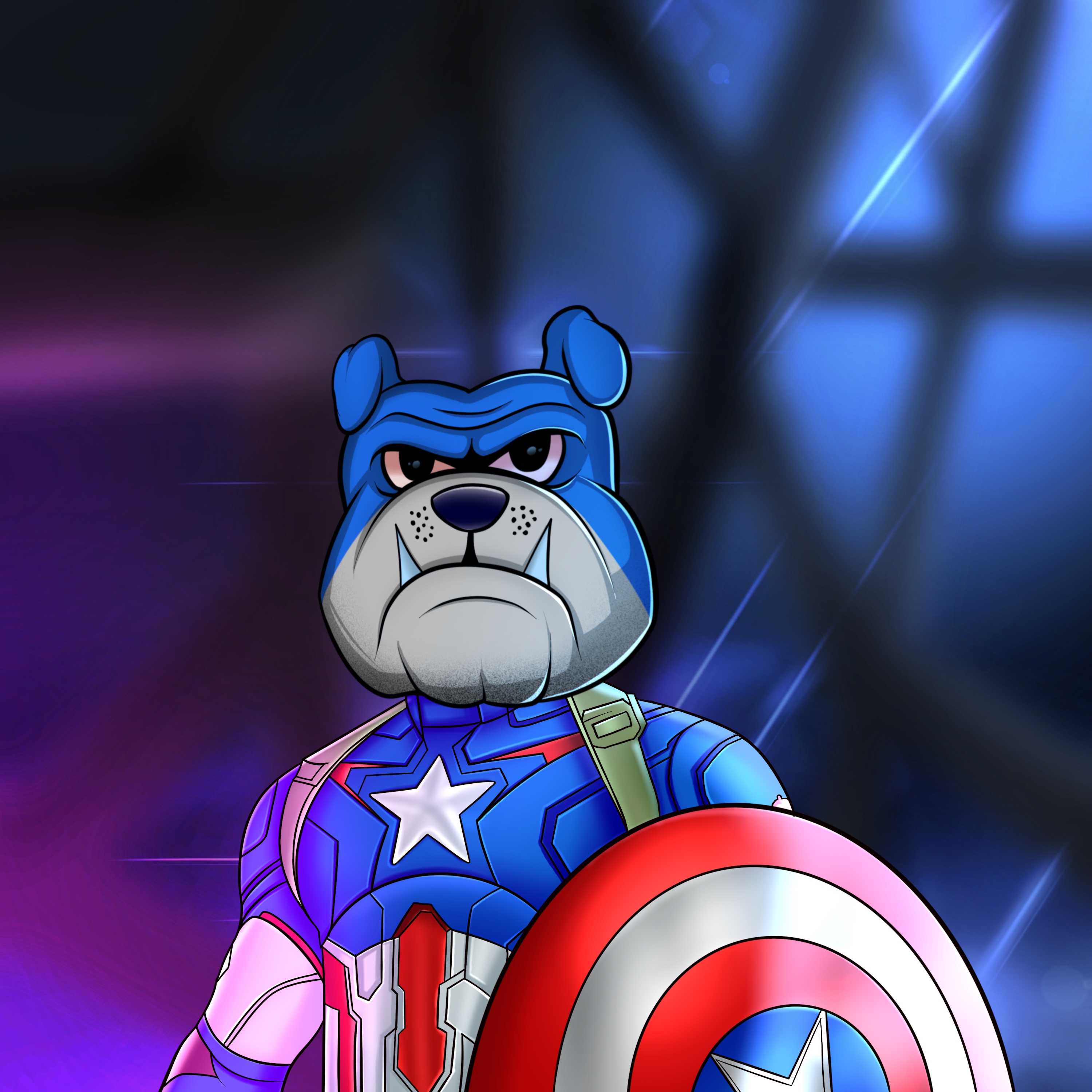 Nft Angry bulldog #08