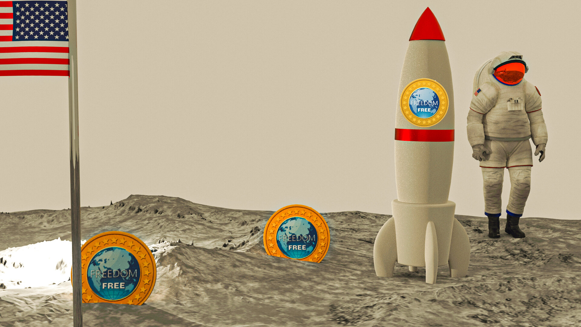 Nft Freedom to the Moon.