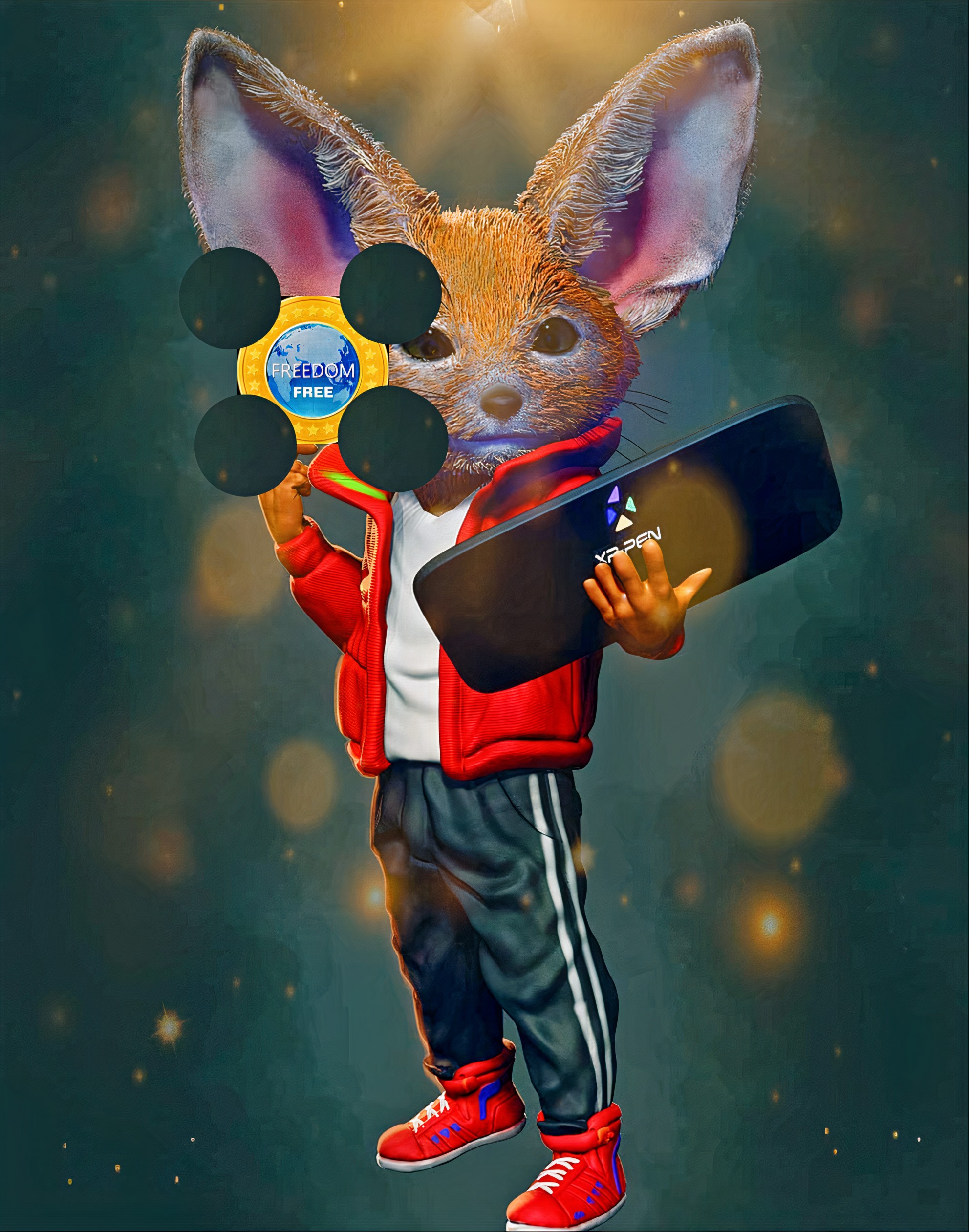 Nft Cool Freedom Fox