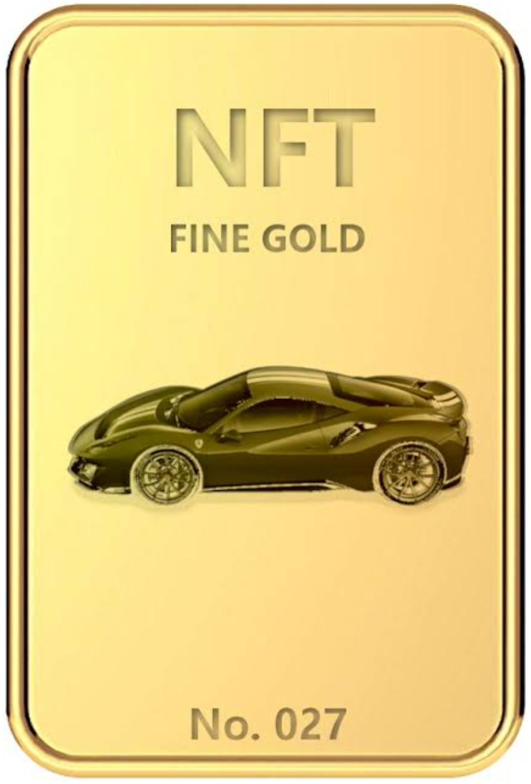 Nft FERRARI GOLD NFT #027