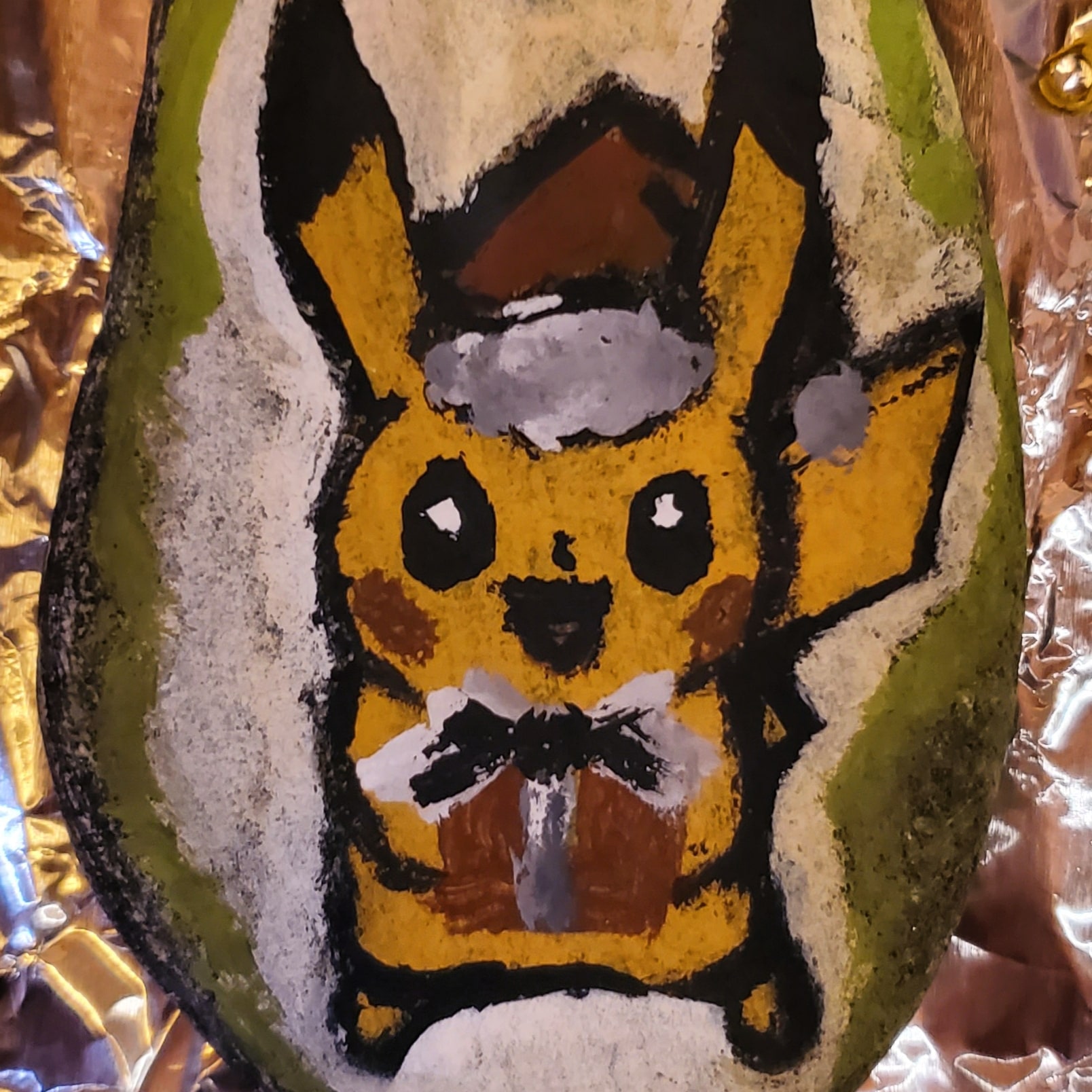 Nft Waterpainted Pikachu on rock