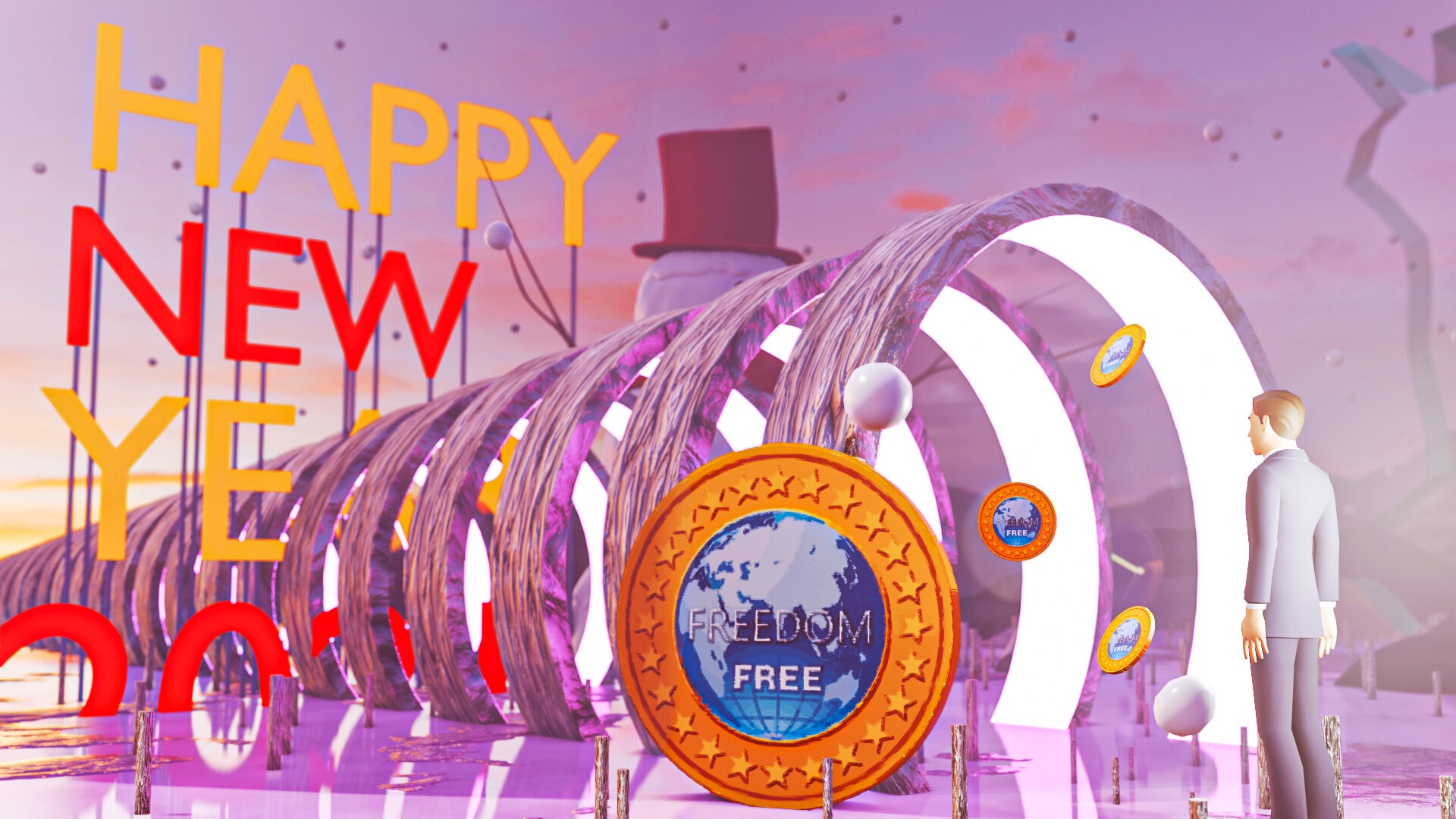 Nft Happy New Year from Freedom