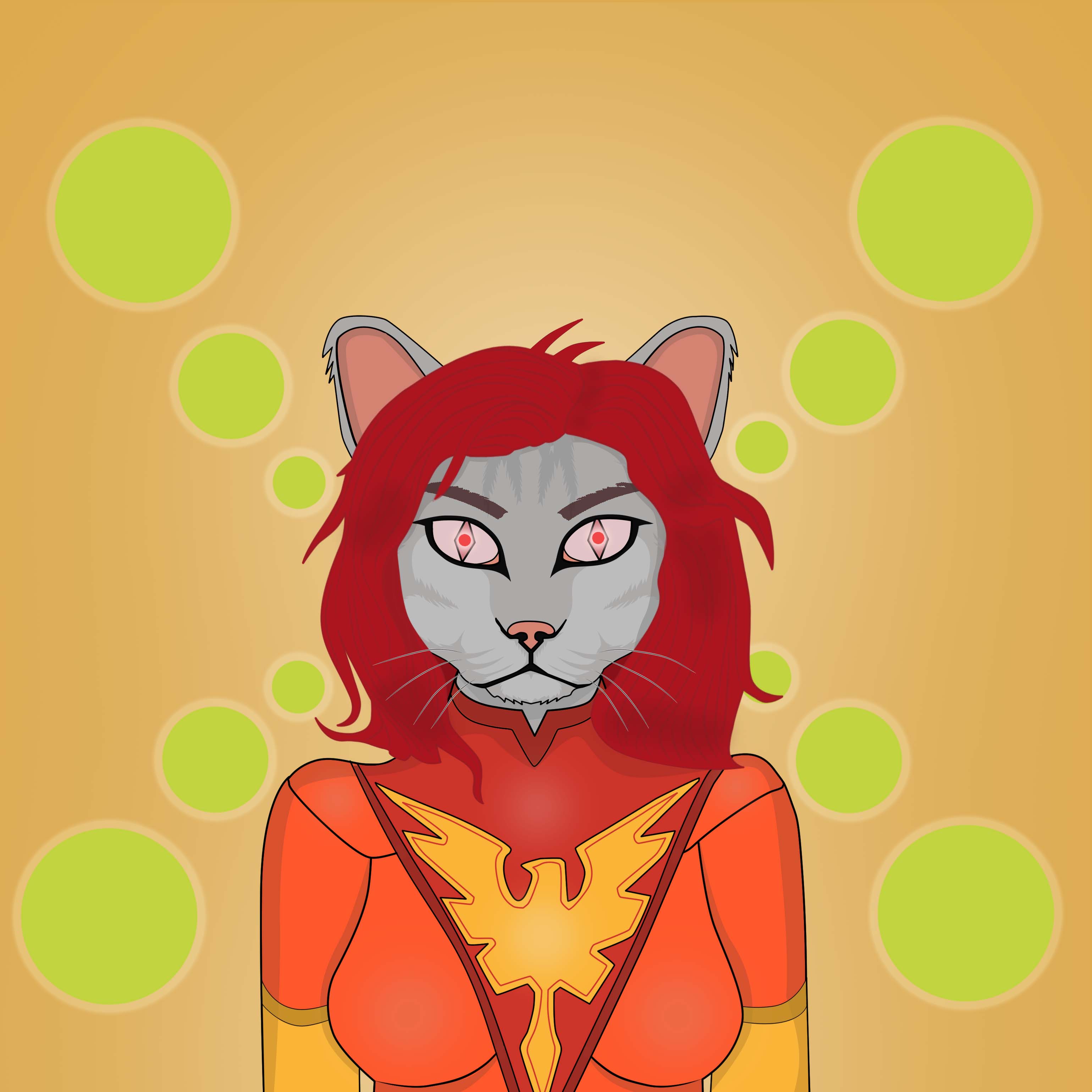 Nft Rare Cats - Jean Grey