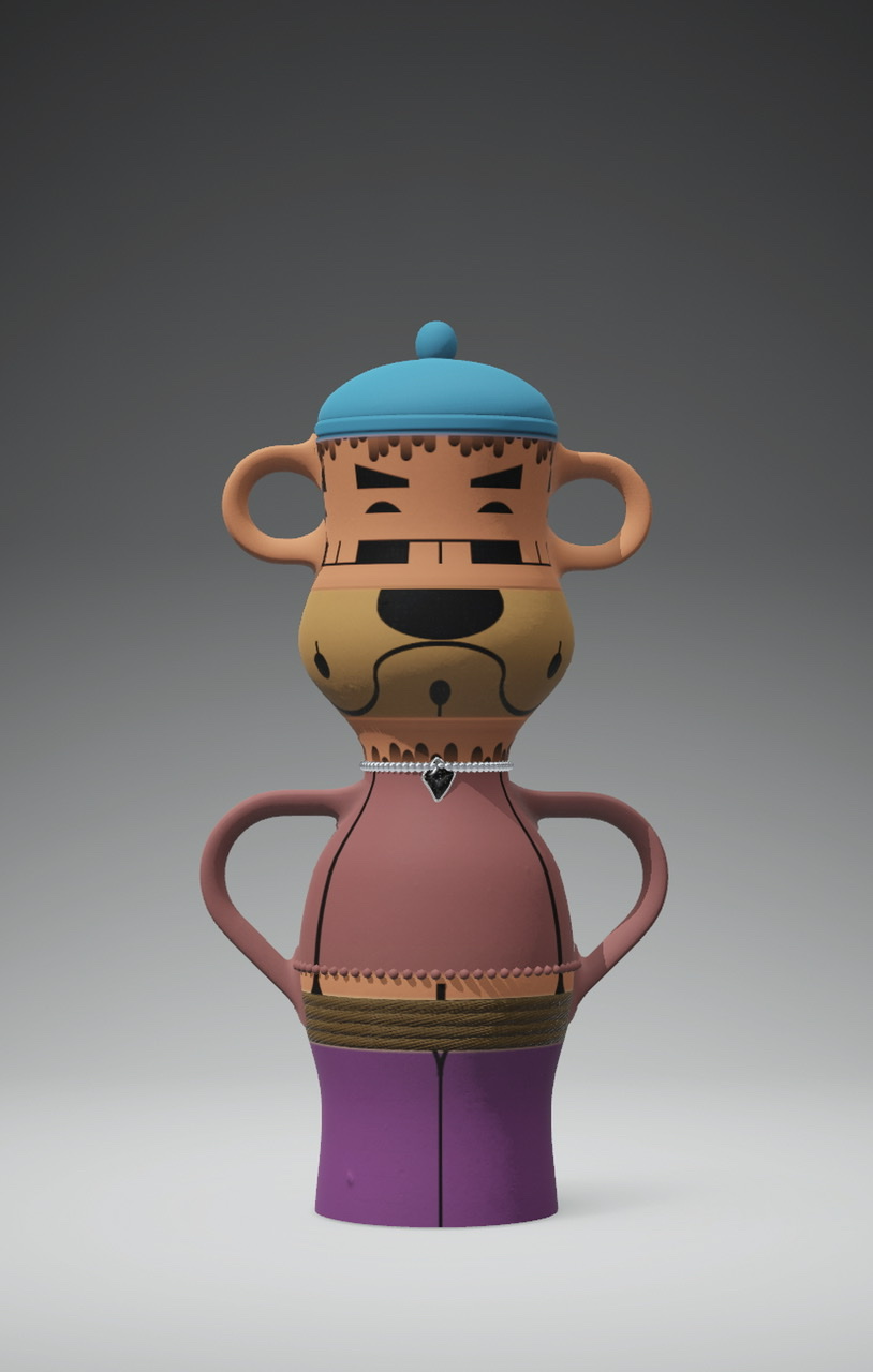 Nft Claypot cool dog super rare 💎