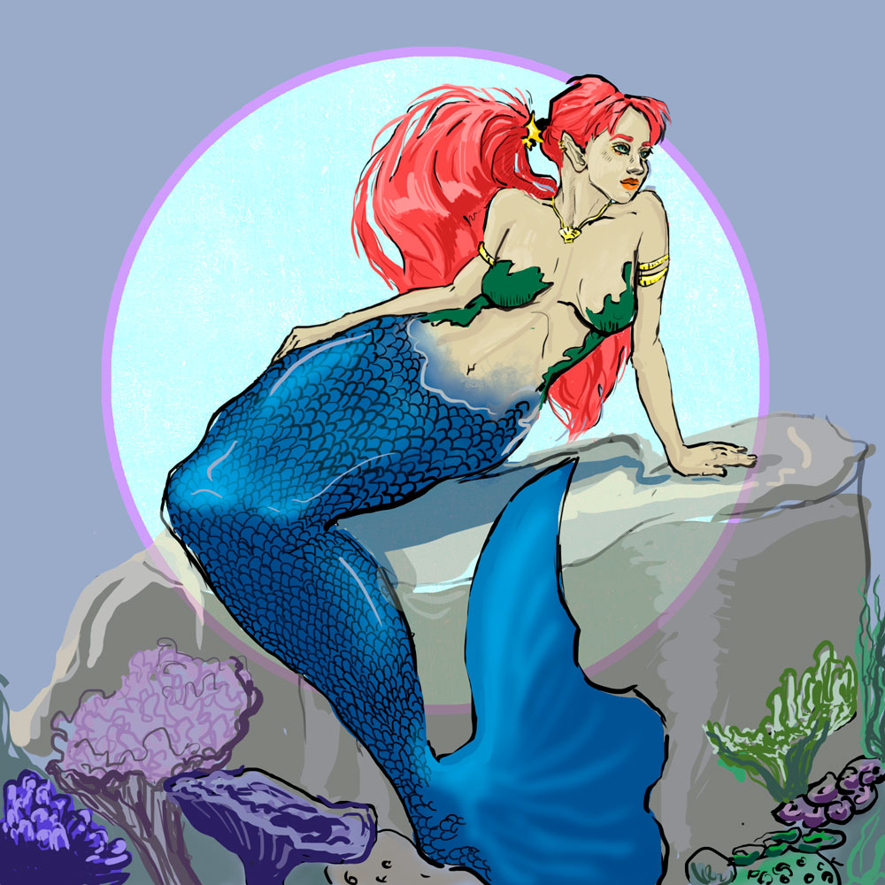 Nft REDHEADED MERMAID 