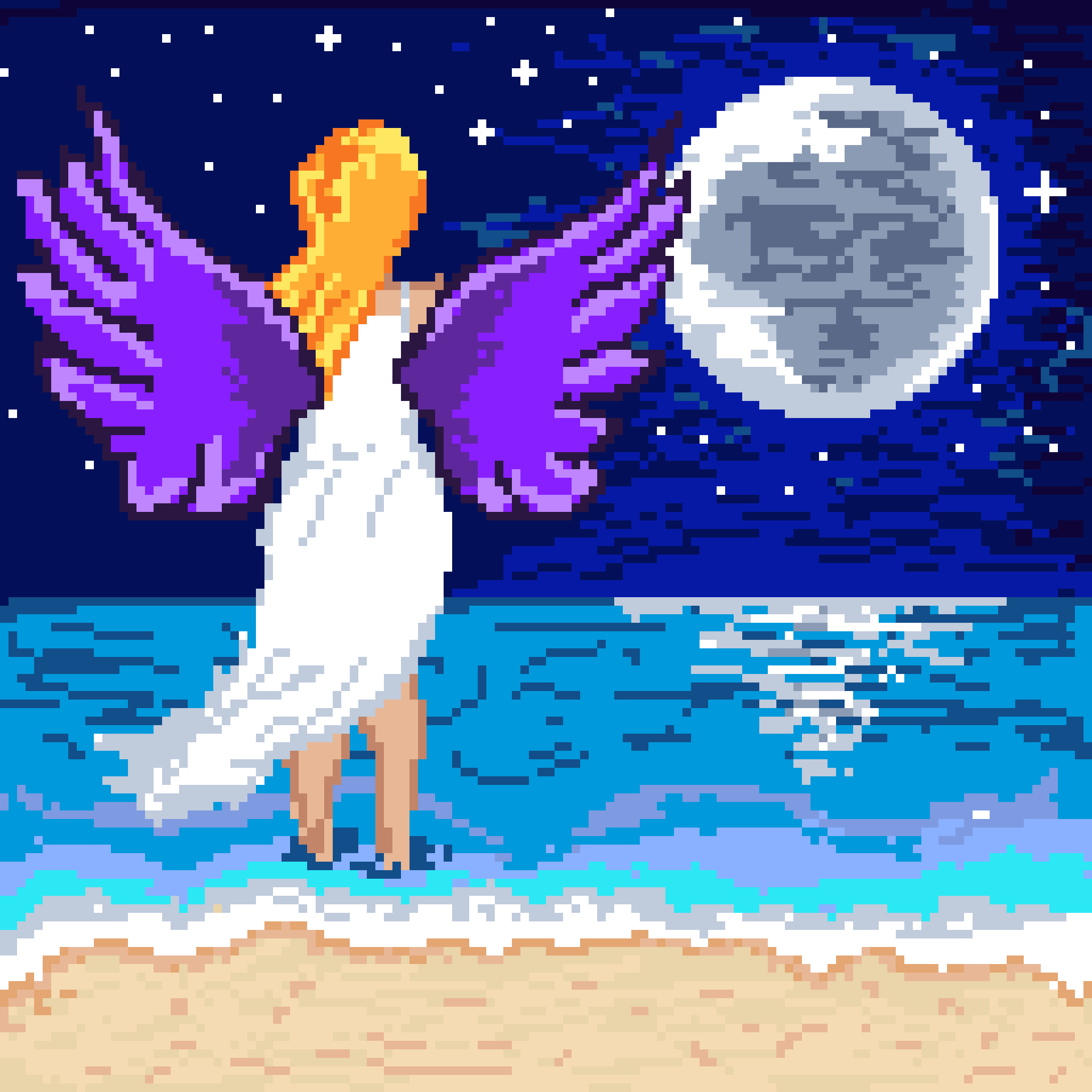 Nft Angel & Moon #3