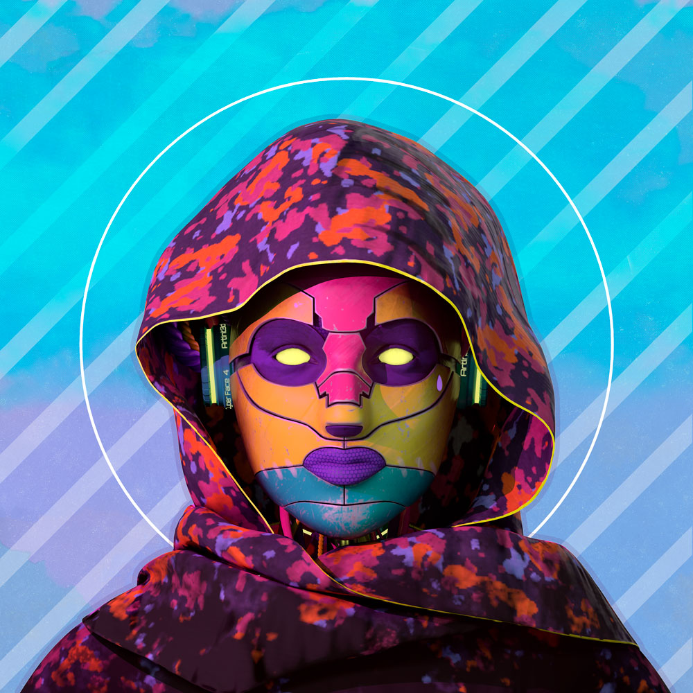 Nft Cyber Face 004