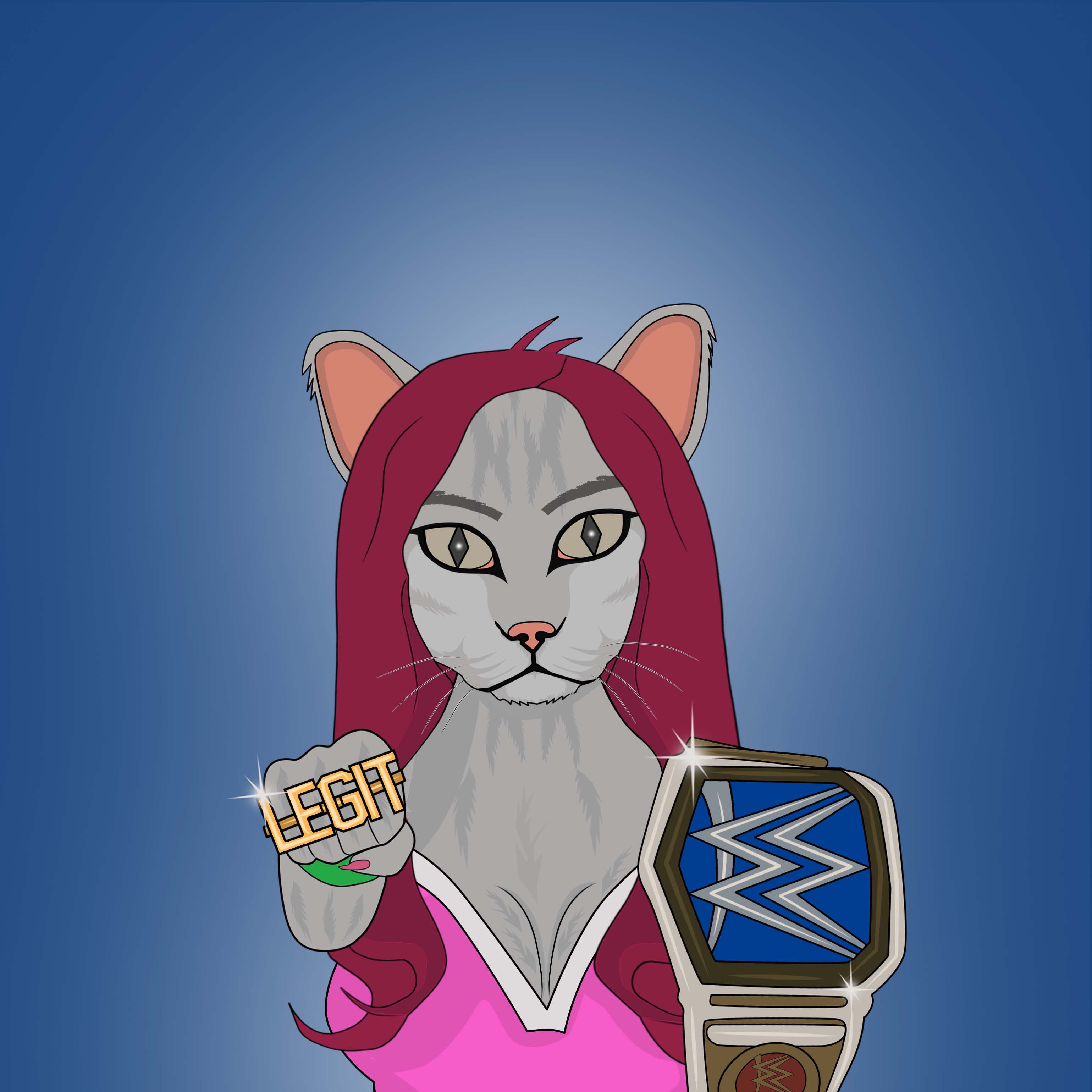 Nft Rare Cats - Sasha Banks