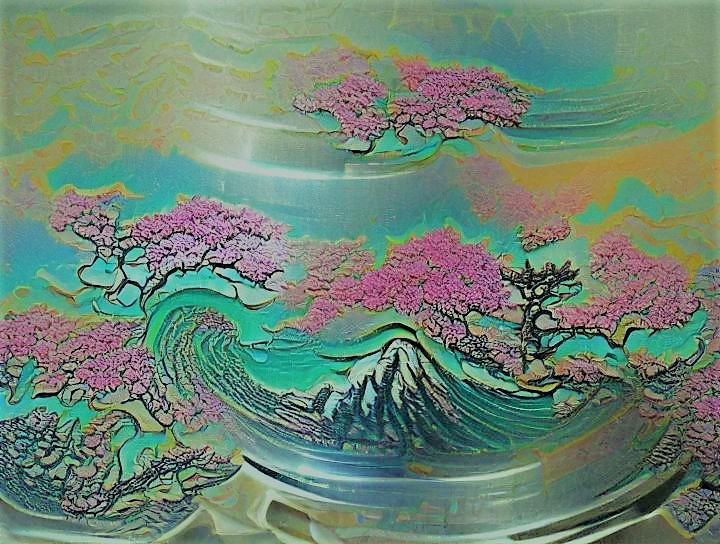 Nft Japanese Bonsai Landscape #1
