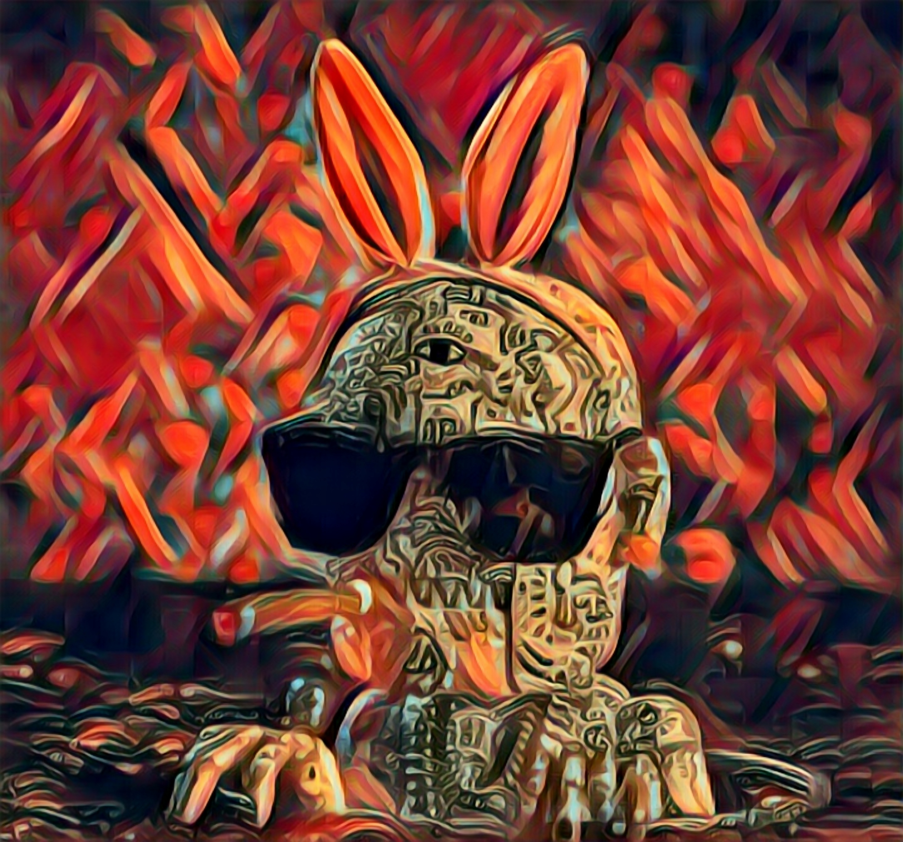 Nft BLACK FIRE BUNNY #2