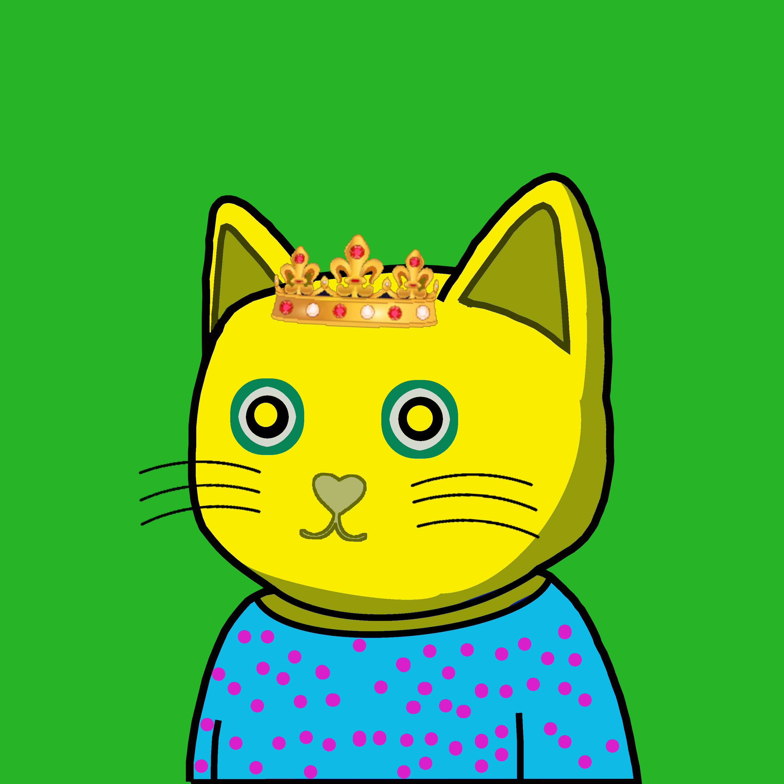 Nft The King's Yellow Cats # 4