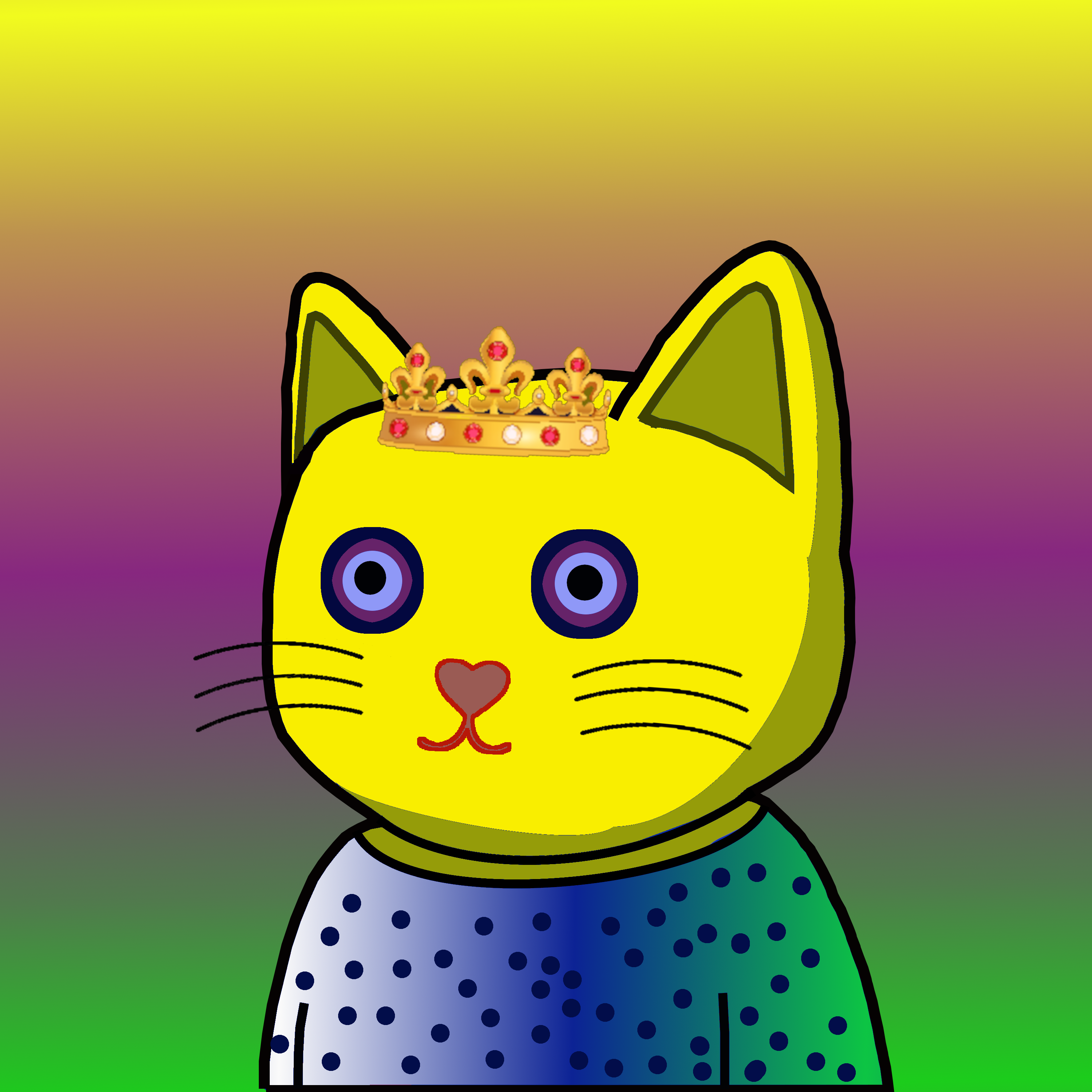 Nft The King's Yellow Cats # 6