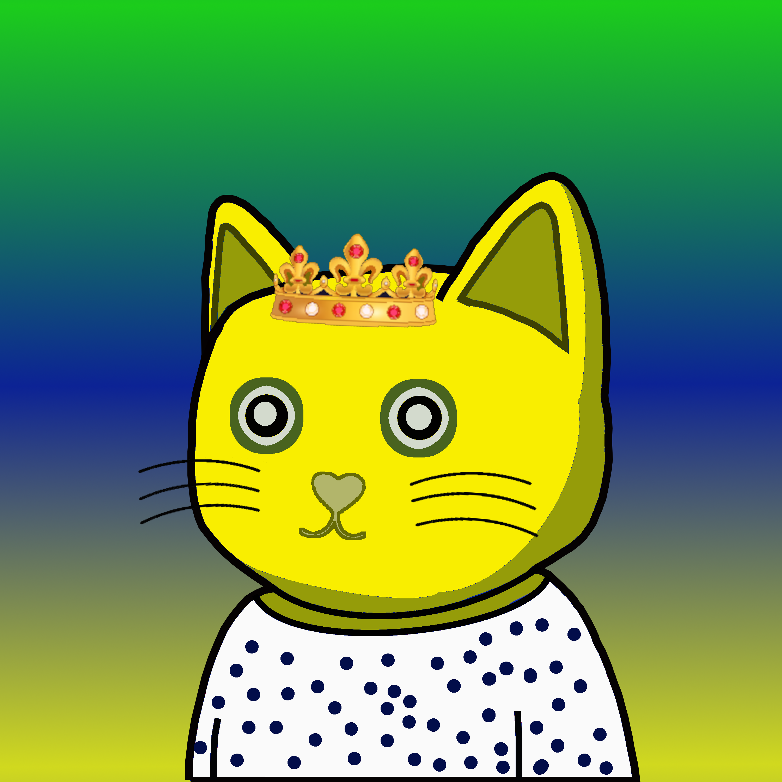 Nft The King's Yellow Cats # 7