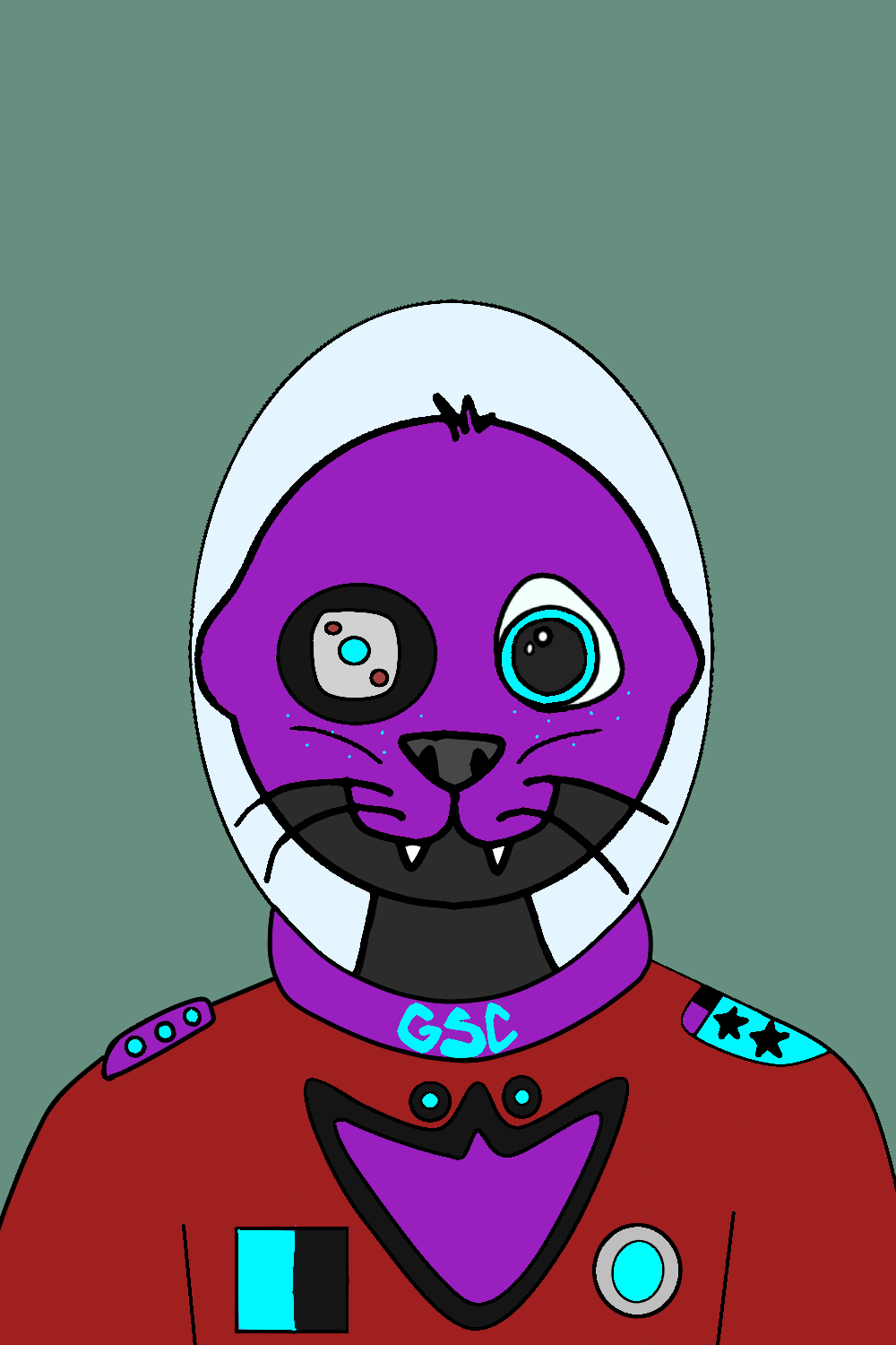 Nft Galactic Seal Crew Member #025