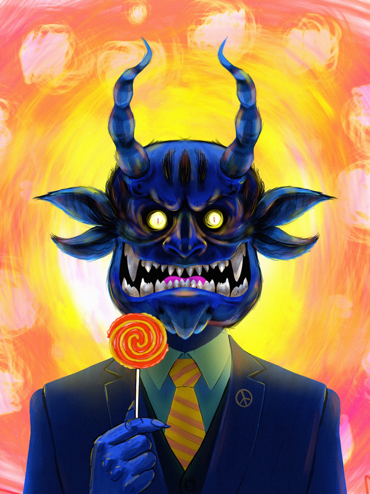 Nft MR. BLUE DEMON #002