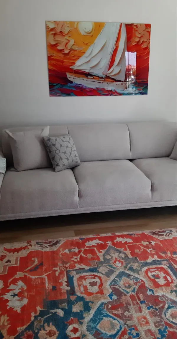 Uğur aslan adlı müşterimizin evinden: Turuncu Güneşte Yelkenli