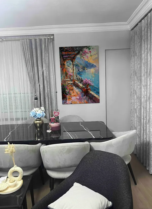 İrem adlı müşterimizin evinden: Çiçekli Balkon
