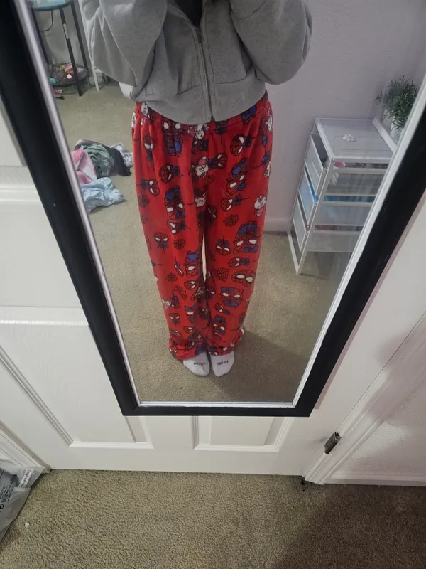 Customer photo of Hello Kitty x Spiderman Pajama Pants by elvina s li