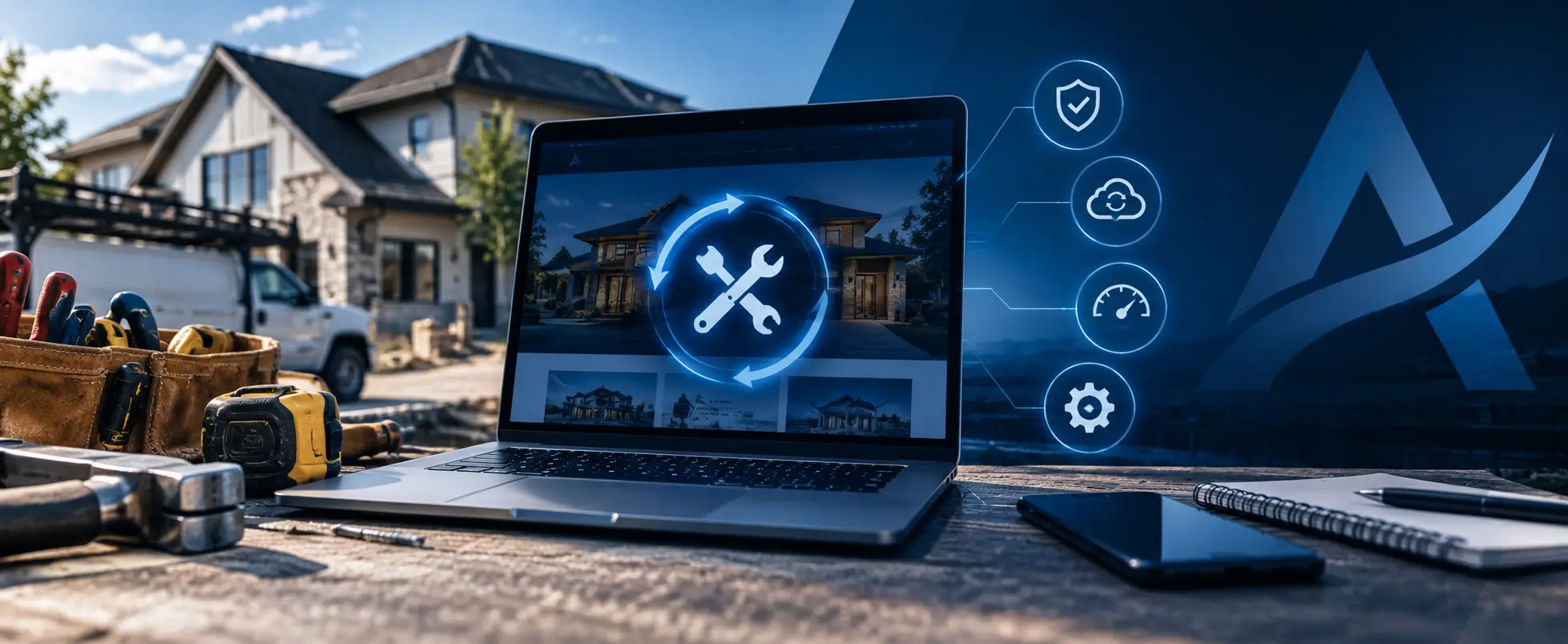Airdrie Web Designs website maintenance dashboard and workflow setup