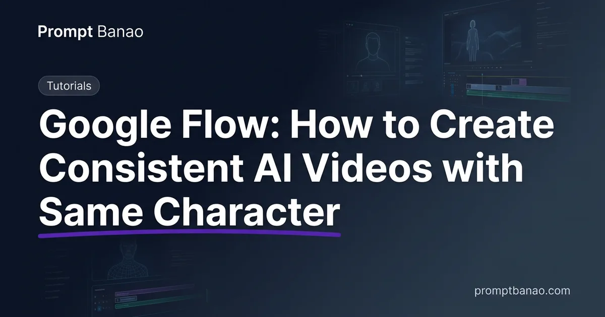 Google Flow: How to Create Consistent AI Videos with Same Character